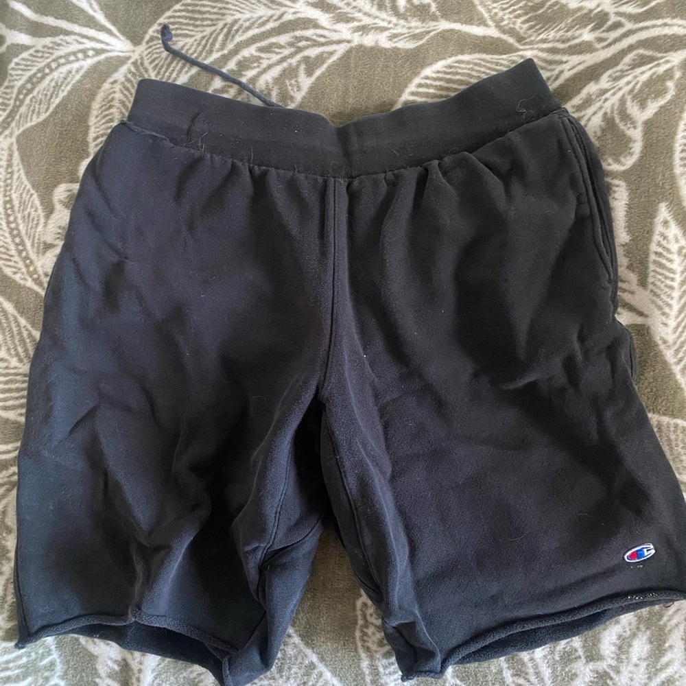 Champions black cotton shorts medium